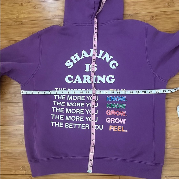 Madhappy Local Optimist Hotline Purple Hoodie - Picture 7 of 11